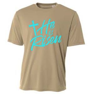 He Is Risen Christian Easter Cooling Performance Crew T-Shirt