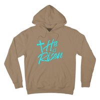 He Is Risen Christian Easter Hoodie