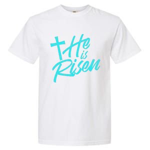 He Is Risen Christian Easter Garment-Dyed Heavyweight T-Shirt