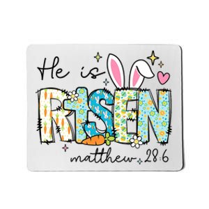 He Is Risen Jesus Christian Happy Easter Day Mousepad