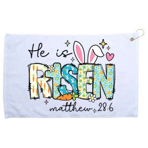 He Is Risen Jesus Christian Happy Easter Day Grommeted Golf Towel