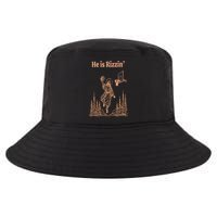 He Is Risen Funny Easter Of Jesus Playing Basketball Cool Comfort Performance Bucket Hat
