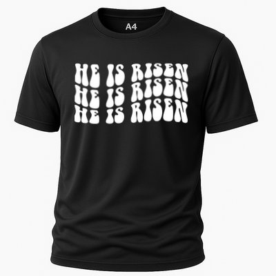 He Is Risen Jesus Retro Groovy Easter Performance Shirt