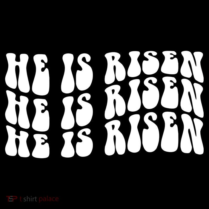 He Is Risen Jesus Retro Groovy Easter Pom Pom 12in Knit Beanie