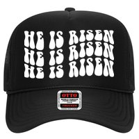He Is Risen Jesus Retro Groovy Easter Hat