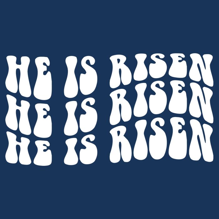 He Is Risen Jesus Retro Groovy Easter Infant Baby Jersey Bodysuit