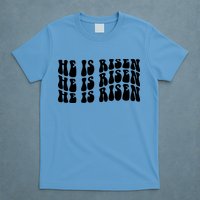 He Is Risen Jesus Retro Groovy Easter T-Shirt