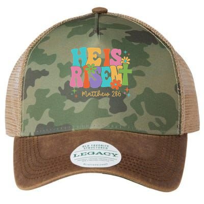 He Is Risen Jesus Christian Happy Easter Women Legacy Tie Dye Trucker Hat