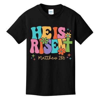 He Is Risen Jesus Christian Happy Easter Women Kids T-Shirt