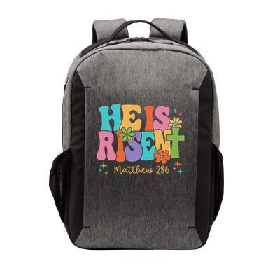 He Is Risen Jesus Christian Happy Easter Women Vector Backpack