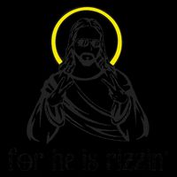 He Is Rizzin Funny Christian Religious Easter Sunday 16oz Travel Tumbler