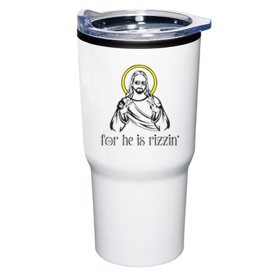 He Is Rizzin Funny Christian Religious Easter Sunday Tumbler