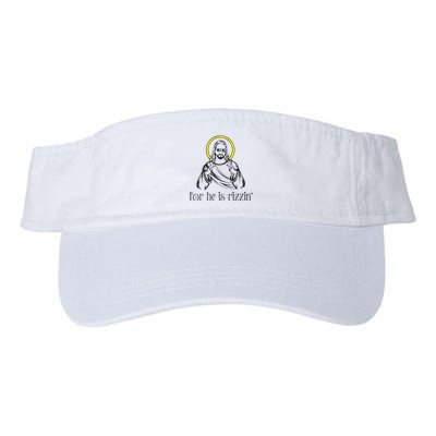 He Is Rizzin Funny Christian Religious Easter Sunday Visor