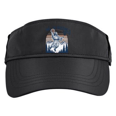 He Is Rizzin Basketball Jesus Adult Drive Performance Visor