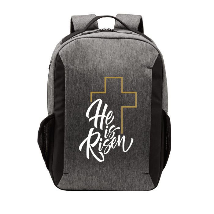 He Is Risen Easter Cross Christian Vector Backpack