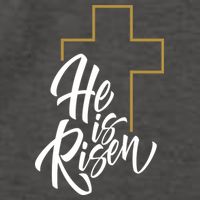 He Is Risen Easter Cross Christian Vector Backpack