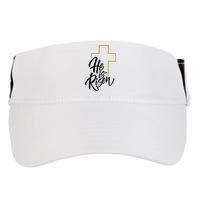 He Is Risen Easter Cross Christian Adult Drive Performance Visor