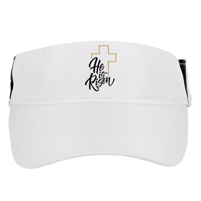 He Is Risen Easter Cross Christian Adult Drive Performance Visor