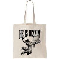 He Is Rizzin Funny Jesus Basketball Easter Meme Bag