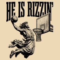 He Is Rizzin Funny Jesus Basketball Easter Meme Bag