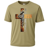He Is Risen Cross Jesus Religious Christian Faith Easter Cooling Performance Crew T-Shirt
