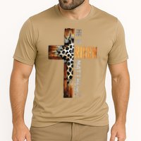 He Is Risen Cross Jesus Religious Christian Faith Easter Cooling Performance Crew T-Shirt