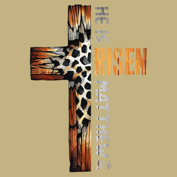 He Is Risen Cross Jesus Religious Christian Faith Easter Cooling Performance Crew T-Shirt