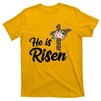 He Is Risen Jesus Christ Easter Cross T-Shirt