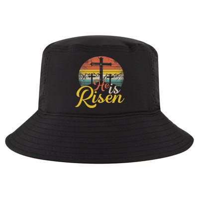 He Is Risen Christian Easter Jesus Cool Comfort Performance Bucket Hat