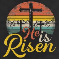 He Is Risen Christian Easter Jesus Cool Comfort Performance Bucket Hat