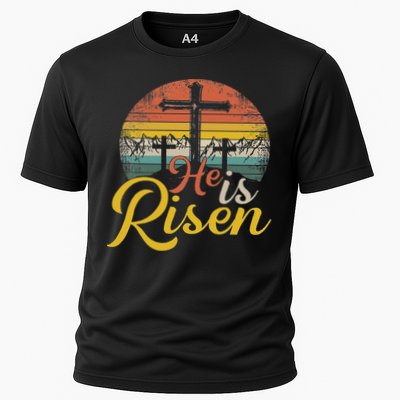 He Is Risen Christian Easter Jesus Cooling Performance Crew T-Shirt