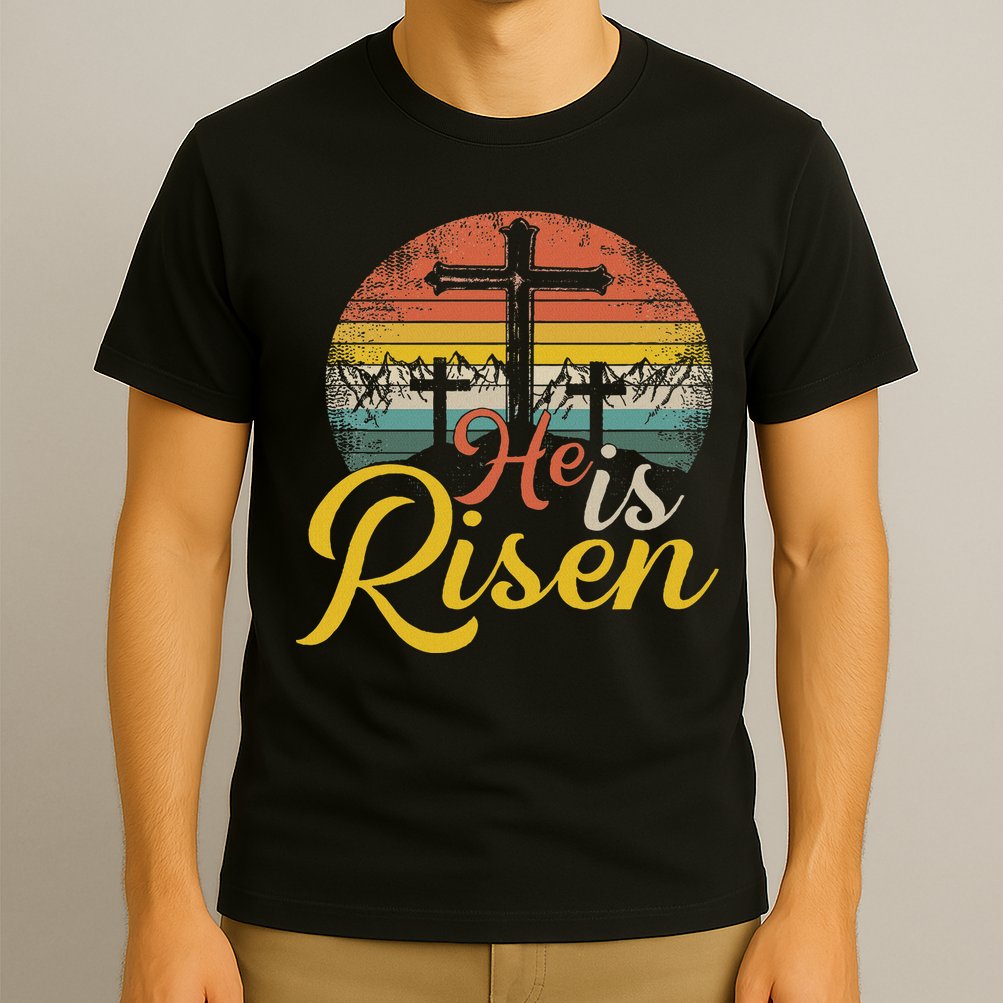 He Is Risen Christian Easter Jesus T-Shirt