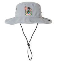 He Is Risen Cross Jesus Easter Christians Leopard Women Legacy Cool Fit Booney Bucket Hat