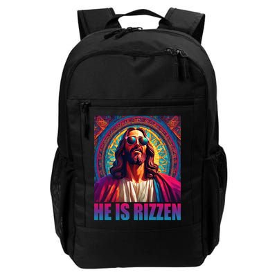 He Is Rizzen Jesus Portrait Risen Backpack