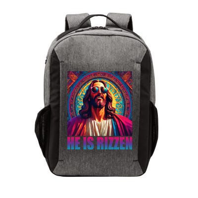 He Is Rizzen Jesus Portrait Risen Vector Backpack
