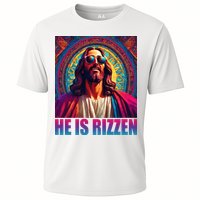 He Is Rizzen Jesus Portrait Risen Performance Shirt