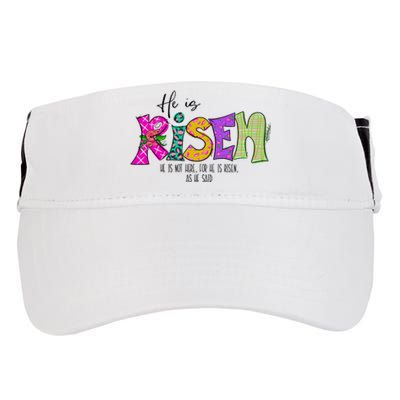 He Is Risen He Is Not Here Happy Easter Day Christian Jesus Adult Drive Performance Visor