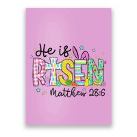 He Is Risen Jesus Christian Happy Easter Poster