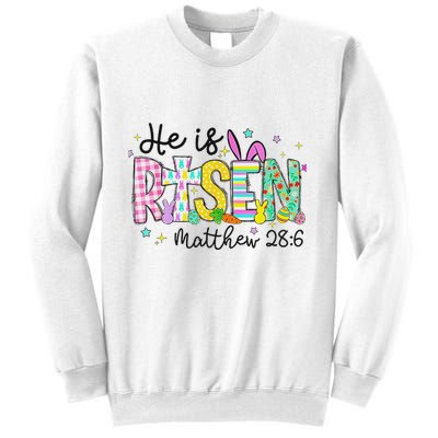 He Is Risen Jesus Christian Happy Easter Sweatshirt