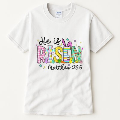 He Is Risen Jesus Christian Happy Easter Tall T-Shirt