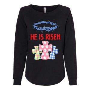 He Is Risen Jesus Christ Resurrection Happy Easter Day Womens California Wash Sweatshirt