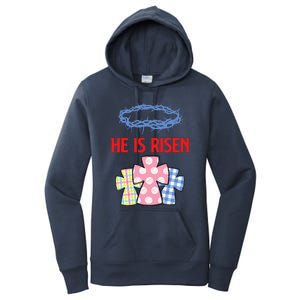 He Is Risen Jesus Christ Resurrection Happy Easter Day Women's Pullover Hoodie