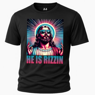 He Is Rizzin Jesus Christ Performance Shirt