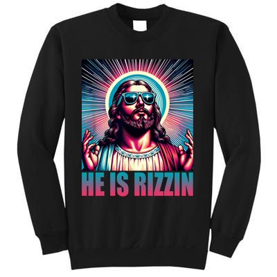 He Is Rizzin Jesus Christ Sweatshirt