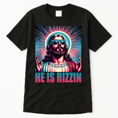 He Is Rizzin Jesus Christ Tall T-Shirt