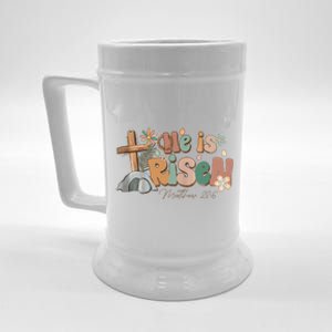 He Is Risen Matthew 28 6 Easter Day God Jesus Faith Easter Beer Stein