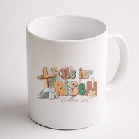 He Is Risen Matthew 28 6 Easter Day God Jesus Faith Easter Coffee Mug