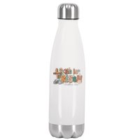 He Is Risen Matthew 28 6 Easter Day God Jesus Faith Easter Stainless Steel Insulated Water Bottle