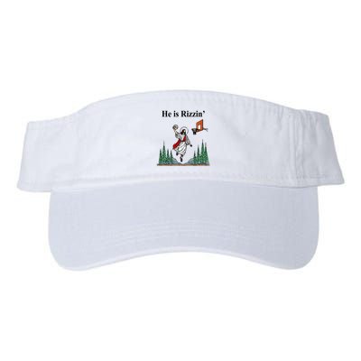 He Is Rizzin Funny Jesus Playing Basketball Meme Visor