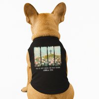 He Is Risen Christian Wildflower Happy Easter Doggie Tank